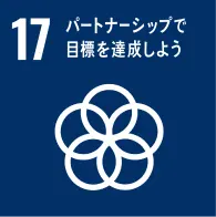 SDGs 17 の日本語のアイコン